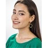 Marc Malone Auksuoti auskarai 2 viename Ellie Žalias Earrings MCE23001G