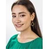 Marc Malone Auksuoti auskarai 2 viename Ellie Žalias Earrings MCE23001G