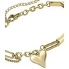 Marc Malone Paauksuota apyrankė su širdele Scarlet Gold Apyrankė MCB24003G