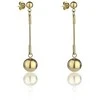 Marc Malone Auksuoti kabantys auskarai Amanda Gold Earrings MCE24002G