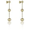 Marc Malone Auksuoti kabantys auskarai Alison Gold Earrings MCE24001G