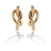 Marc Malone Auksuoti auskarai „Knot Ember“ MCE250382G