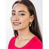 Marc Malone Gold-plated earrings with artificial pearl Grace Baltas Earrings MCE23005G