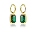 Marc Malone Gold-plated earrings with stones 2in1 Camila MCE260727G