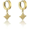 Marc Malone Gold-plated hoop earrings Bee Kinsley MCE23032G
