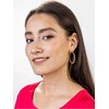 Marc Malone Paauksuoti lankeliai Hannah auksiniai auskarai MCE23016G