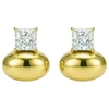 Marc Malone Gold-plated modern earrings Promise Earrings MCE260684G