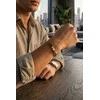 Marc Malone Gold-plated open bracelet Genesis MCGB6119G