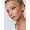 Marc Malone Paauksuoti plieniniai auskarai Carter Gold Earrings MCE24036G
