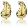 Marc Malone Paauksuoti Tear Drop Adley auksiniai auskarai MCE24045G