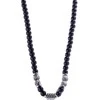 Marc Malone Men´s beaded pakabukas with pilka jasper MCGN5012