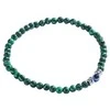 Marc Malone Men's beaded bracelet with malachite MCGB5092