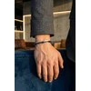 Marc Malone Men's open steel bracelet Dante Link MCGB6122