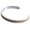 Marc Malone Men's open steel bracelet MCGB6121