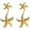 Marc Malone Statement earrings Starfish Nebula Earrings MCE260735G