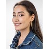 Marc Malone Statement lanko auskarai Zoe Gold Auskarai MCE23015G