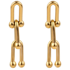 Marc Malone Nuostabūs paauksuoti kabantys auskarai „Ivy Gold Earrings MCE250180G“
