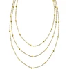 Marc Malone Triple auksinis-plated pakabukas Giselle MCN260625G