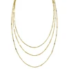 Marc Malone Triple auksinis-plated pakabukas Velmira Gold MCN260630G