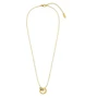 Marc Malone Women's auksinis-plated pakabukas Majestic Gold MCN260741G