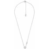 Michael Kors Delicate sidabrinis pakabukas with Pavé Heart zircons MKC1520AN040