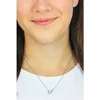 Michael Kors Delicate sidabrinis pakabukas with Pavé Heart zircons MKC1520AN040