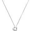 Michael Kors Delicate sidabrinis pakabukas with a heart Love Kors MKC1777040