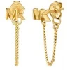 Michael Kors Madingi paauksuoti kabantys auskarai „Premium MKC1782710“