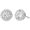 Michael Kors Glittering sidabrinis auskarai su cirkoniais MKC1035AN040