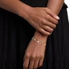Michael Kors Gold-plated bracelet with zircons Premium MKJ8631931