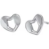 Michael Kors Kors Love Heart sidabriniai auskarai MKC1779040