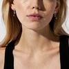 Michael Kors Luxurious sidabrinis earrings with crystals Brilliance Kors MKC1773040