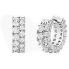 Michael Kors Premium hoop earrings with cubic zirconia MKJ8518040