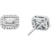 Michael Kors Blizgantys sidabriniai auskarai su cirkoniais Brilliance MKC1724CZ040