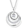 Modesi Beautiful sidabrinis pakabukas J328CZ-W (chain, pendant)