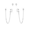 Moiss Set of sidabrinis earrings E0004299