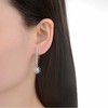 Moiss Beautiful sidabrinis auskarai Gėlės E0002432