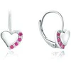 Moiss Charming heart earrings with zircons E0000849