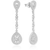 Moiss Elegant sidabrinis auskarai su kubiniais cirkoniais E0002556