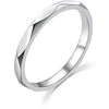 Moiss Minimalist sidabrinis ring R00019