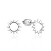Moiss Sidabrinis stud earrings Sun E0004485