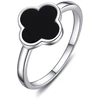 Moiss Stylish sidabrinis ring Quatrefoil R0004462-P