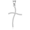 Moiss Timeless sidabrinis pendant Cross with zircons P0000743