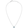 Morellato Delicate sidabrinis pakabukas with mėlynas zircon and crystals Tesori SAIW94