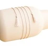Mummy Bell Šilkinė virvelė - sendinta rožinė 130 cm