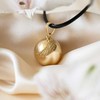 Mummy Bell Pregnancy bell Angel wing auksinis