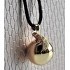 Mummy Bell Pregnancy bell Angel wing auksinis