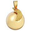 Mummy Bell Pregnancy bell Angel wing auksinis