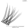 Nanolash Classy Short Lashes - Samolepicí trsové řasy ( 36 ks )