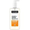 Neutrogena Clear &amp; Defend 2% salicilo rūgšties veido prausimosi gelis unisex, 200 ml